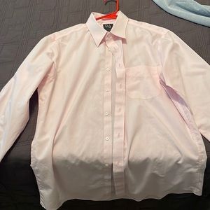 Pink collared button down